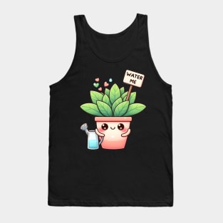 Water me - plant vase Tank Top